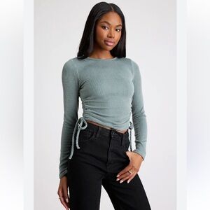 Princess Polly Ribbed Long Sleeve Top